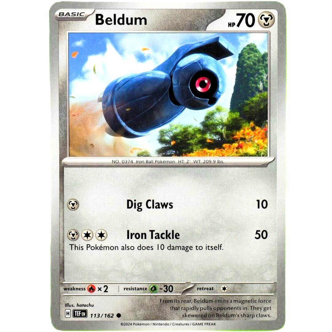 Beldum - Common - Pokemon TCG Scarlet & Violet Temporal Forces #113/162