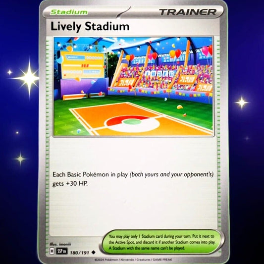 Lively Stadium - Uncommon - Pokemon TCG Surging Sparks #180/191