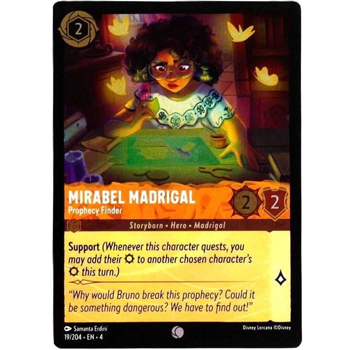 (Foil) Mirabel Madrigal Prophecy Finder - Disney Lorcana Ursula's Return #19/204