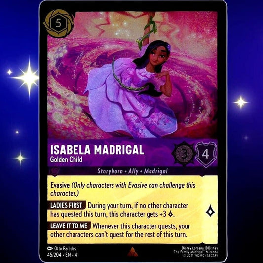 (Foil) Isabela Madrigal Golden Child - Rare - Disney Lorcana Ursula's Return #45/204