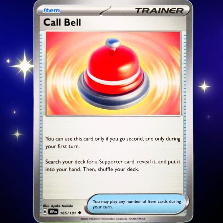 Call Bell - Uncommon - Pokemon TCG Surging Sparks #165/191