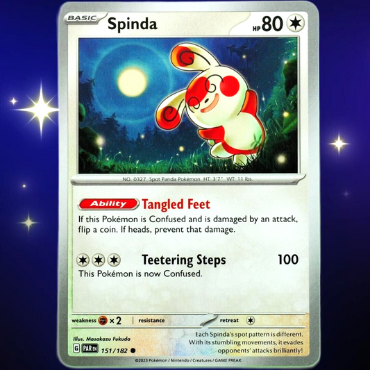 Spinda - Common - Pokemon TCG Scarlet & Violet Paradox Rift #151/182