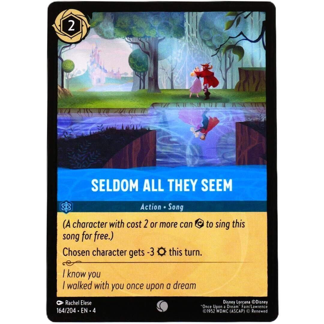 4x Seldom All They Seem - Common - Disney Lorcana TCG Ursula's Return #164/204