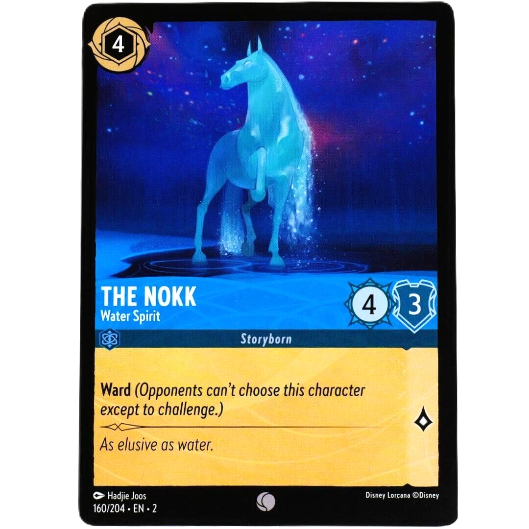 4x The Nokk Water Spirit - Disney Lorcana TCG Rise of the Floodborn #160/204