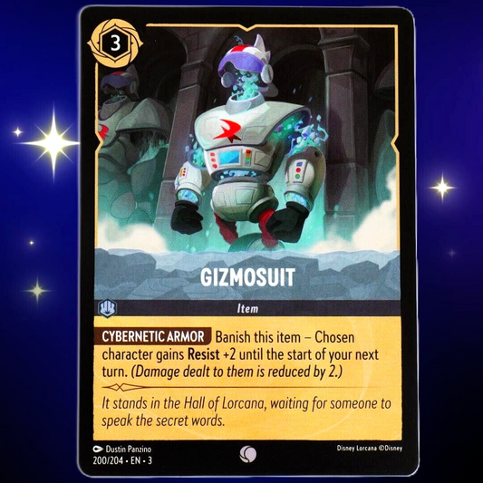 Gizmosuit Item Card - Common - Disney Lorcana Into the Inklands #200/204