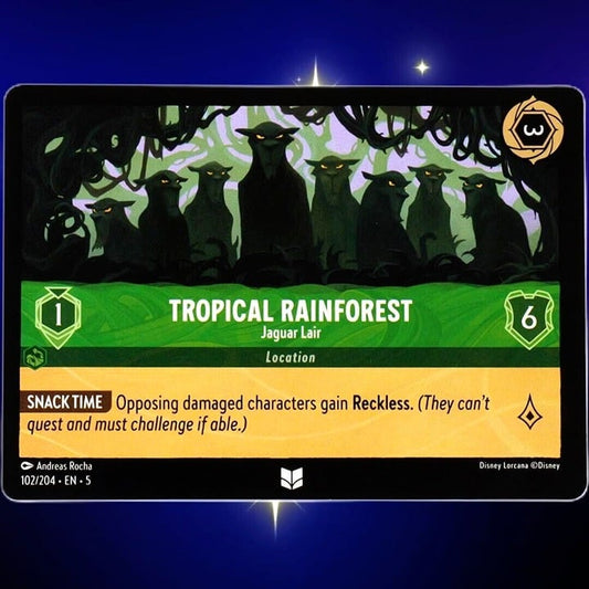 Tropical Rainforest Jaguar Lair - Disney Lorcana TCG Shimmering Skies #102/204