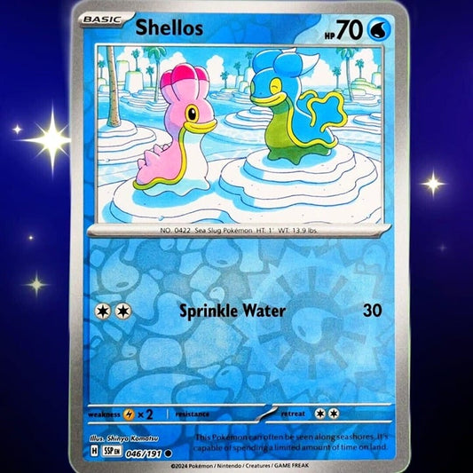 Shellos - Reverse Holo - Pokemon TCG Surging Sparks #046/191