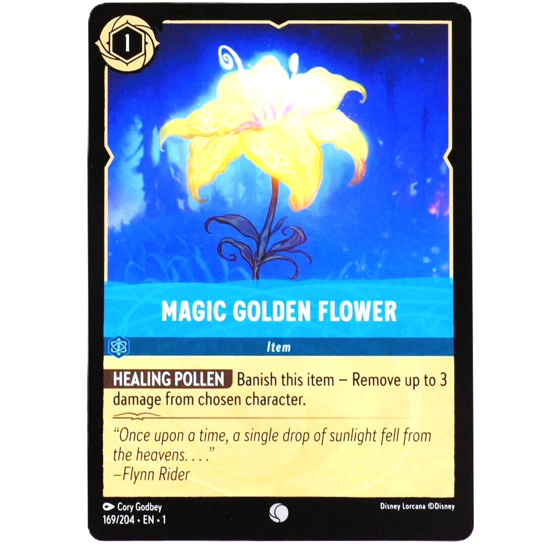 Magic Golden Flower - Common - Disney Lorcana TCG The First Chapter #169/204