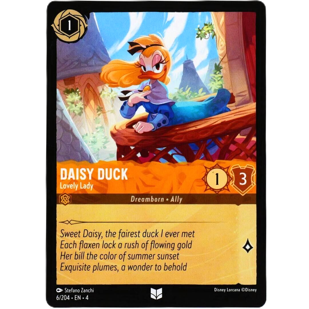 Daisy Duck Lovely Lady - Uncommon - Disney Lorcana TCG Ursula's Return #6/204