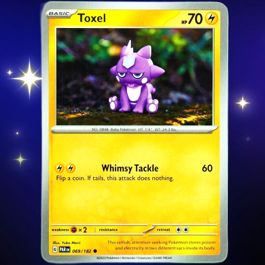 Toxel - Common - Pokemon TCG Scarlet & Violet Paradox Rift #069/182