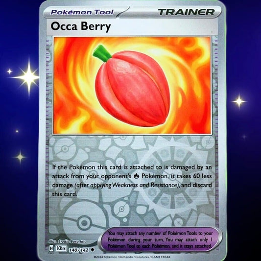 Occa Berry - Reverse Holo - Pokemon TCG Stellar Crown #140/142