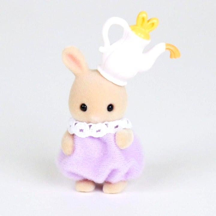 Calico Critters Milk Rabbit Baby - Baking Baby Party Series - Like New