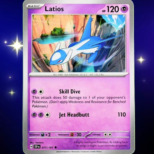 Latios - Uncommon - Pokemon TCG Surging Sparks #077/191