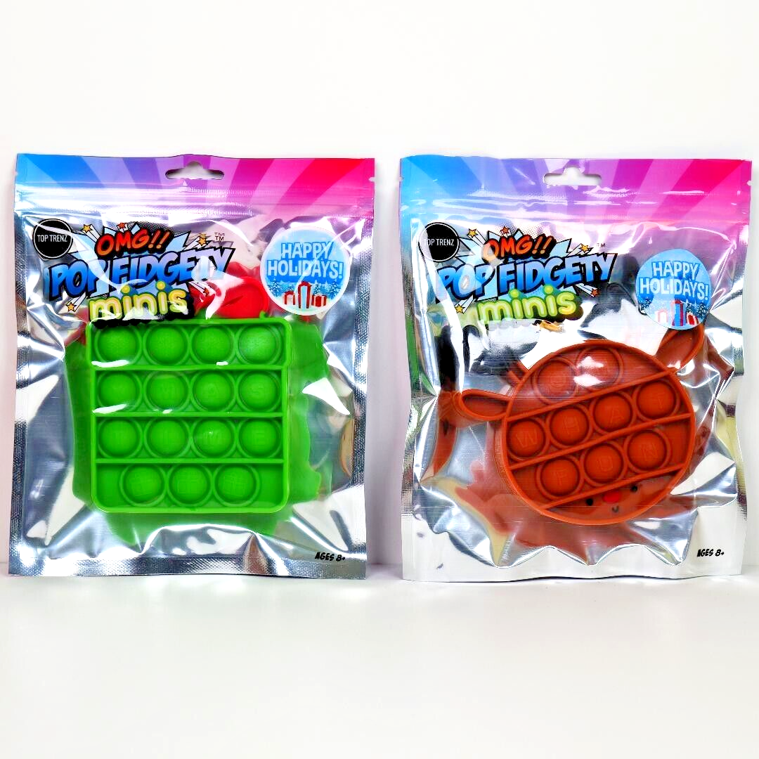 OMG! Pop Fidgety Toys - Christmas Edition - Fidget Stocking Stuffer