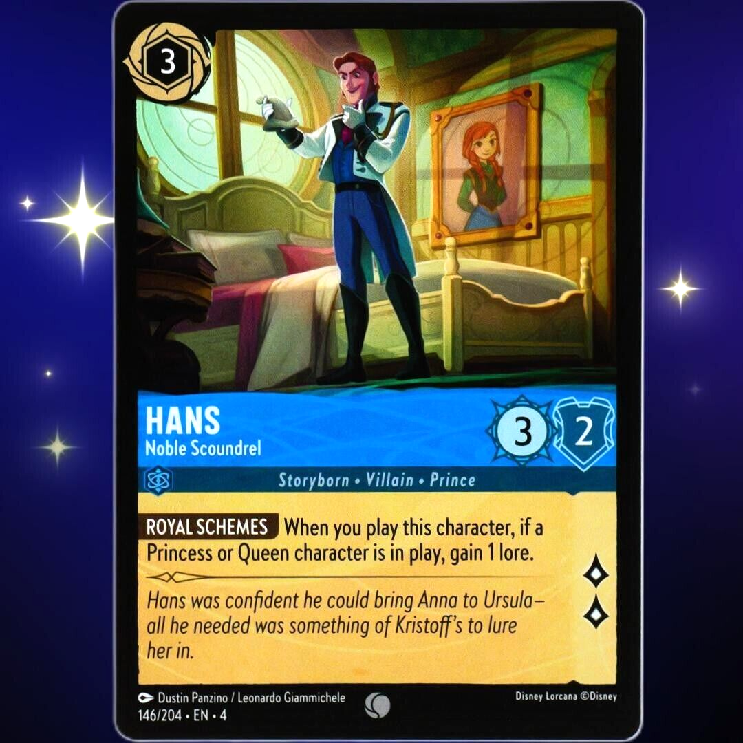 Hans Noble Scoundrel - Common - Disney Lorcana TCG Ursula's Return #146/204