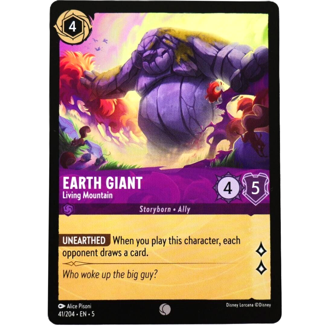 Earth Giant Living Mountain - Disney Lorcana TCG Shimmering Skies #41/204