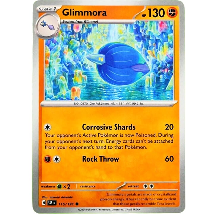 Glimmora - Common - Pokemon TCG Surging Sparks #115/191