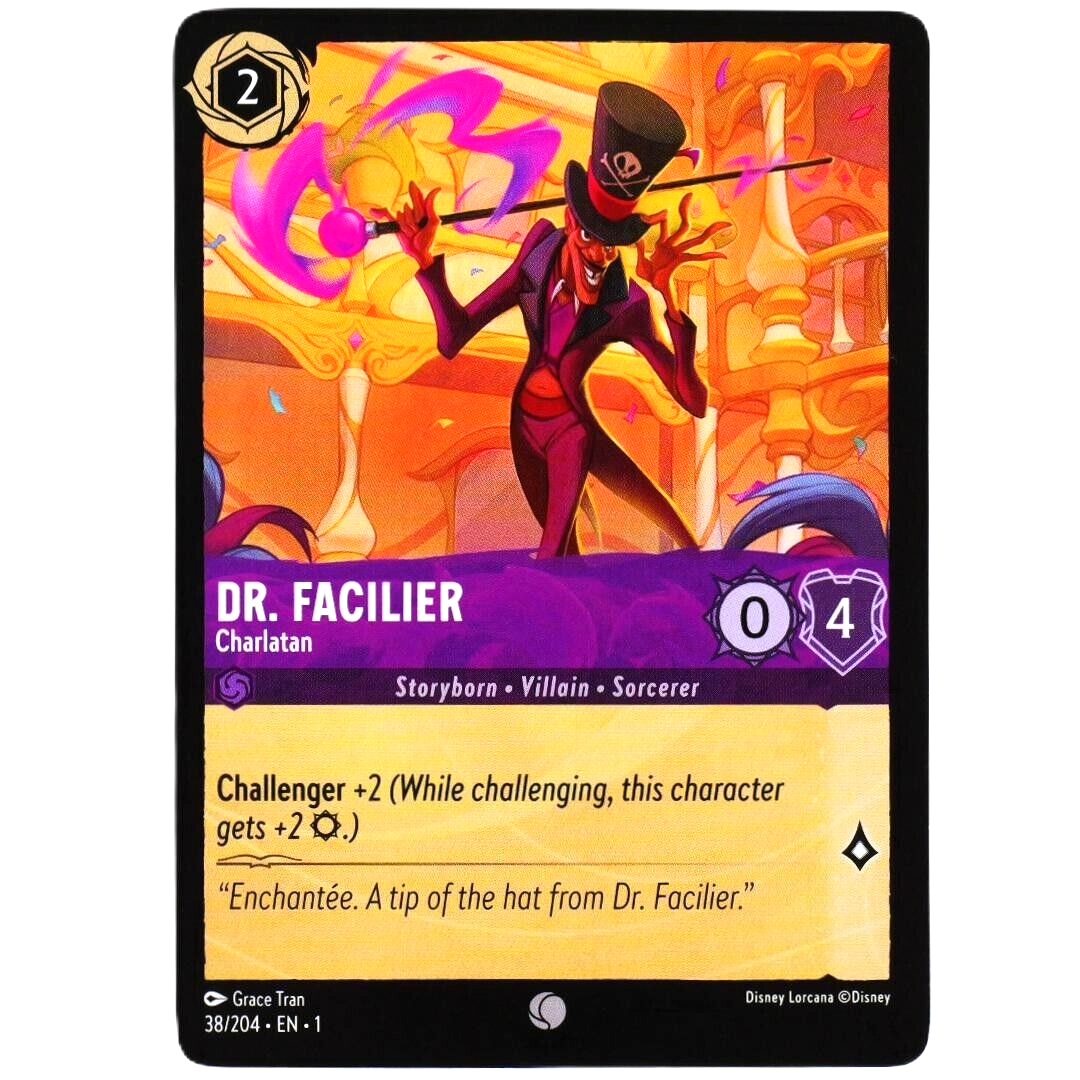 Dr. Facilier Charlatan - Common - Disney Lorcana TCG The First Chapter #38/204