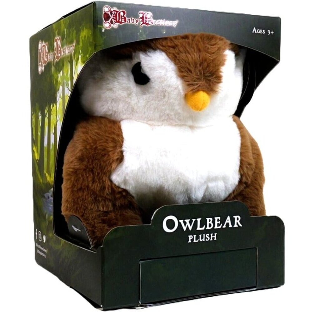 Owlbear Plush - Luxury Stuffed Animal - Boxed & Accessories - Brown