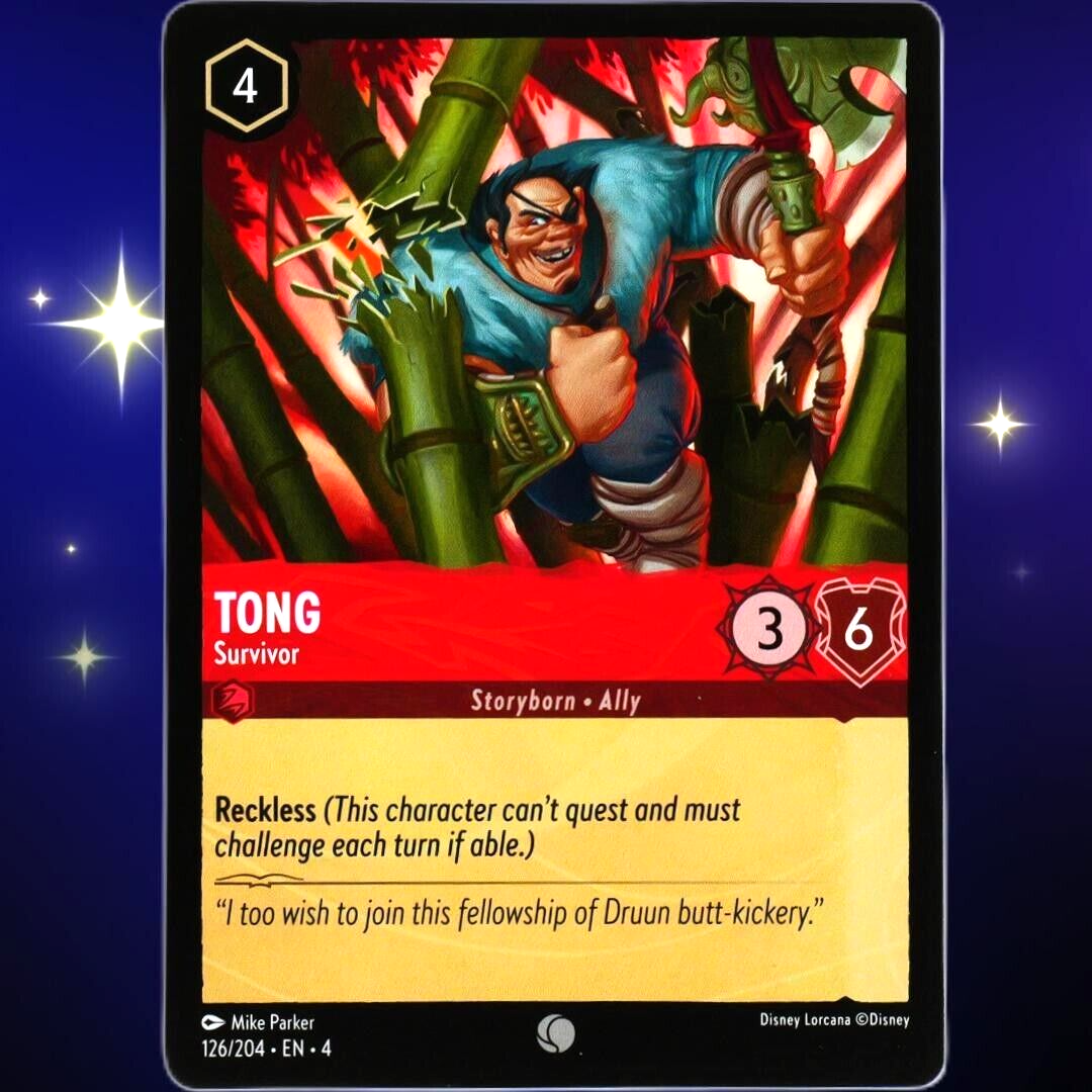 Tong Survivor - Common - Disney Lorcana TCG Ursula's Return #126/204