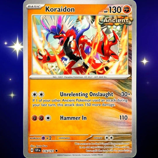 Koraidon - Uncommon - Pokemon TCG Surging Sparks #116/191