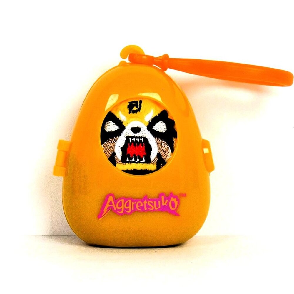 Aggretsuko Cutie Beans Series 1 - Rage Aggretsuko with Clip Case - Like New