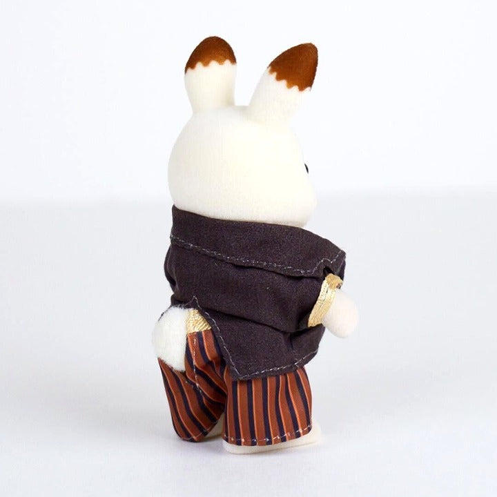 Sylvanian Families C-74 Chocolate Rabbit Father - Limited Edition