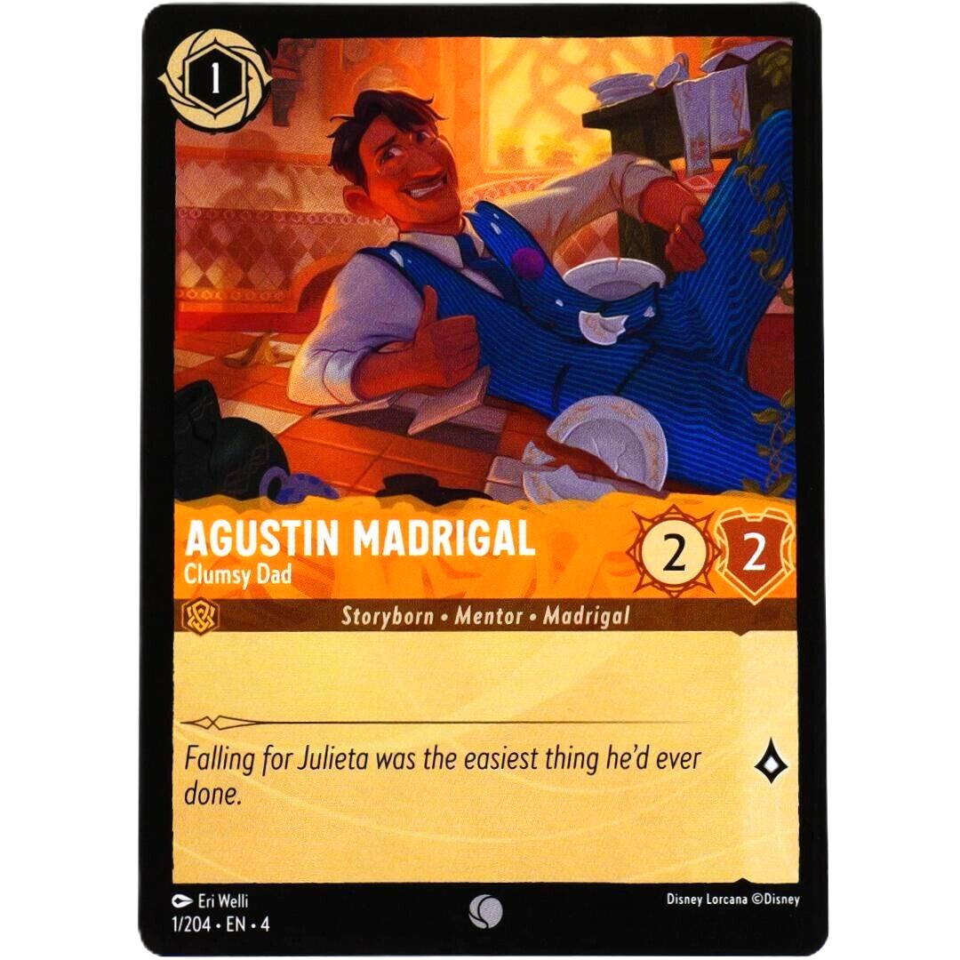 Agustin Madrigal Clumsy Dad - Common - Disney Lorcana TCG Ursula's Return #1/204