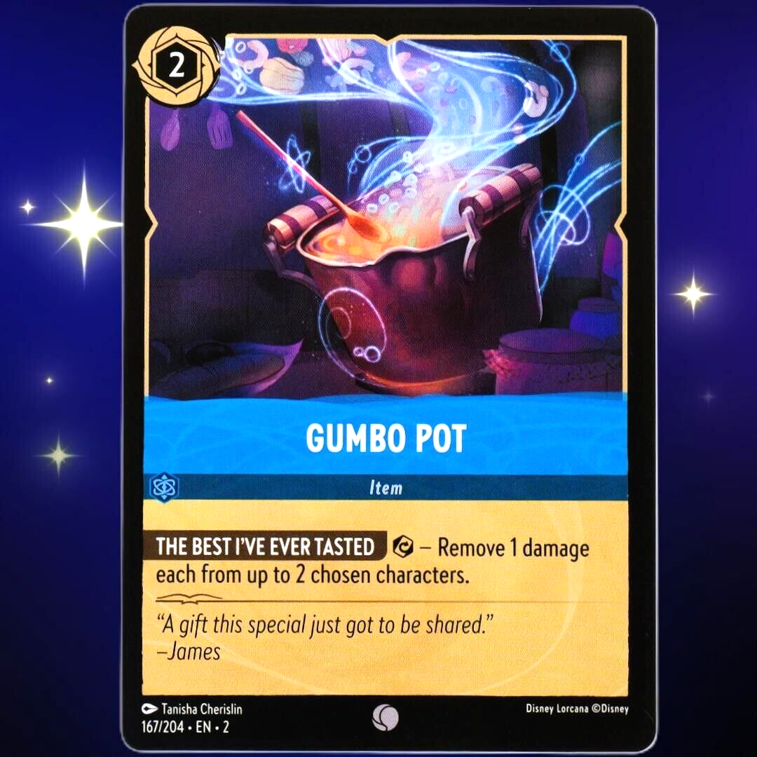 Gumbo Pot Item Card - Common - Disney Lorcana TCG Rise of the Floodborn #167/204