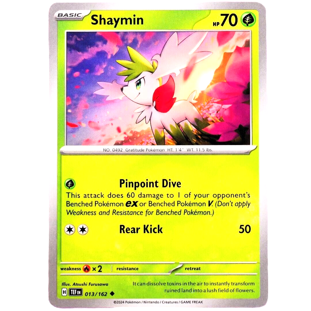 Shaymin - Uncommon - Pokemon TCG Scarlet & Violet Temporal Forces #013/162