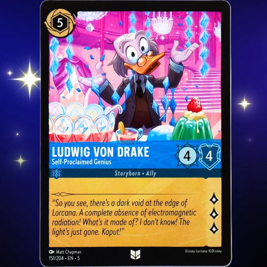 Ludwig von Drake Self-Proclaimed Genius - Disney Lorcana TCG Shimmering Skies #151/204