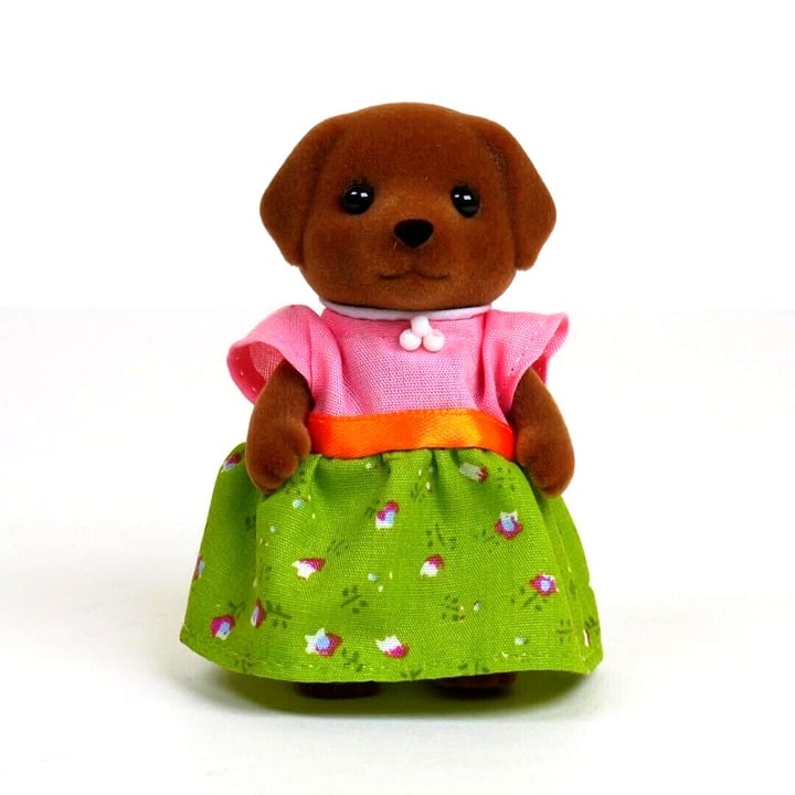 Calico Critters Chocolate Labrador Mother - Like New