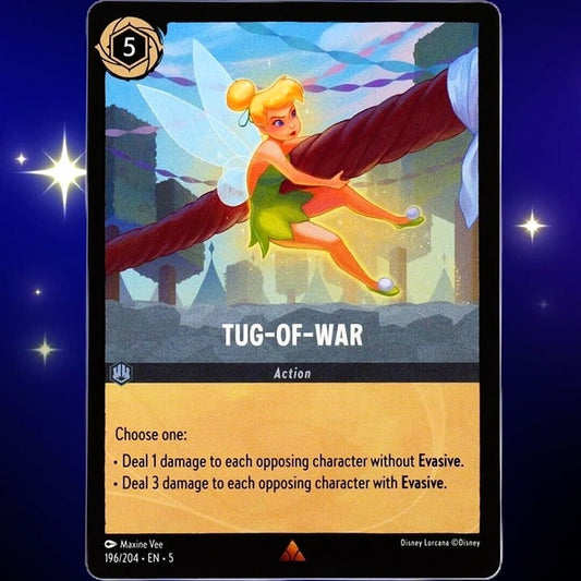 Tug-Of-War - Rare - Disney Lorcana TCG Shimmering Skies #196/204