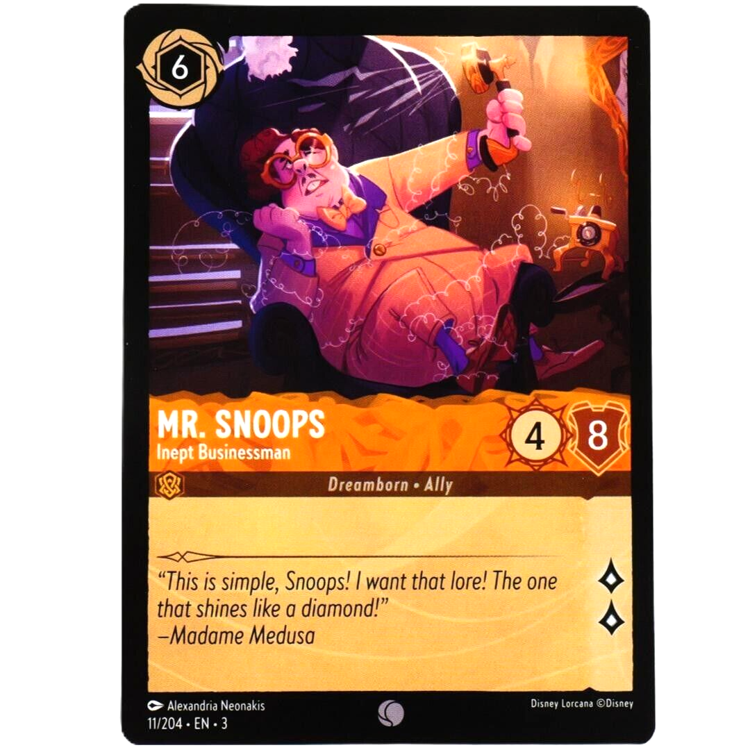 Mr. Snoops Inept Businessman - Common - Disney Lorcana Into the Inklands #11/204