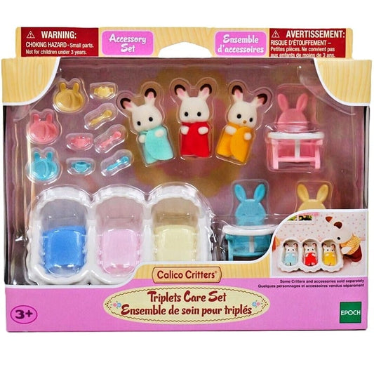 Calico Critters Triplets Care Set