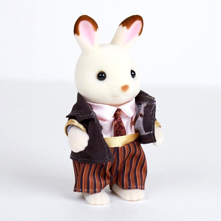 Sylvanian Families C-74 Chocolate Rabbit Father - Limited Edition