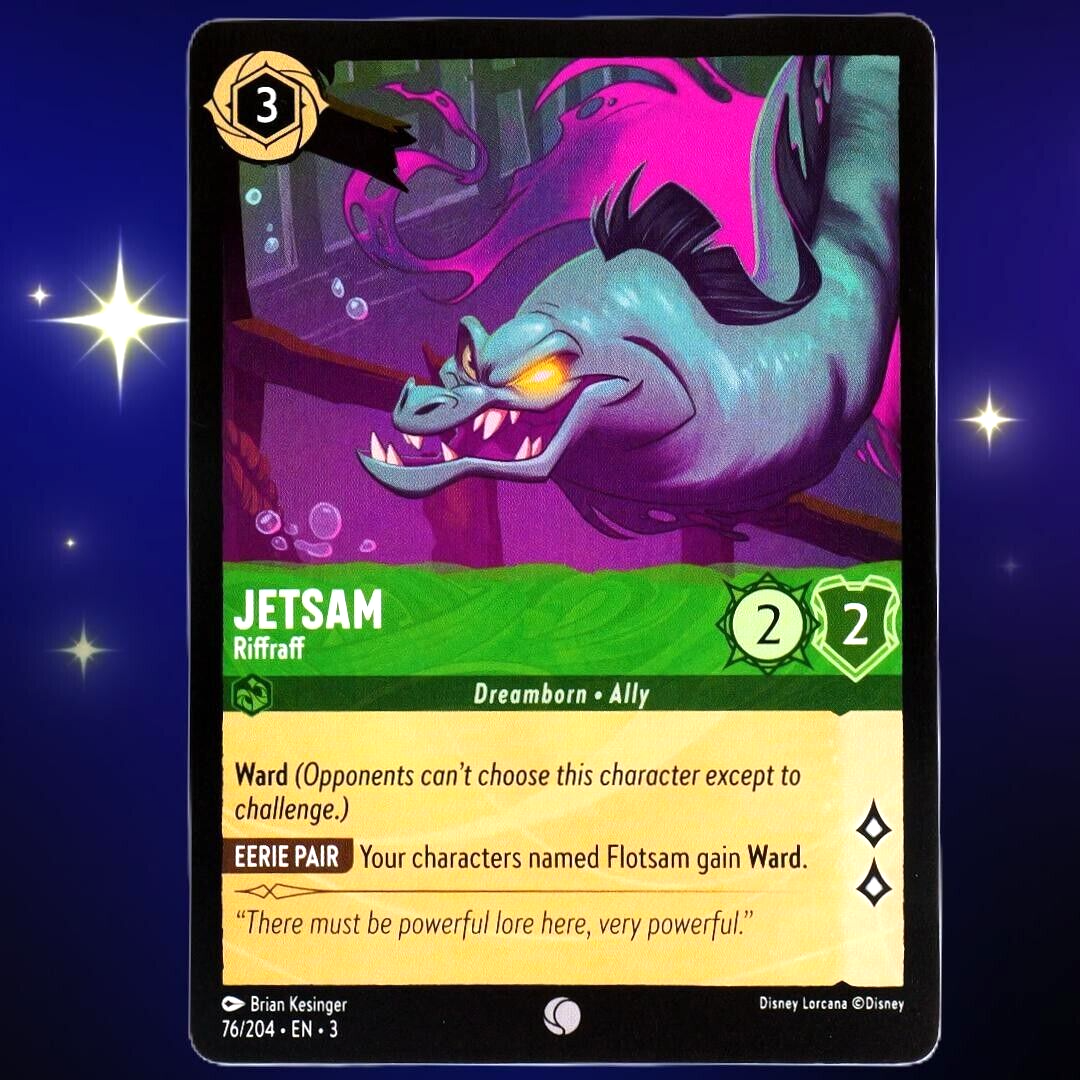 4x Jetsam Riffraff - Common - Disney Lorcana TCG Into the Inklands #76/204
