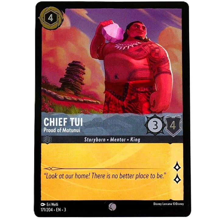 (Foil) Chief Tui Proud of Motunui - Common - Lorcana Into the Inklands #171/204