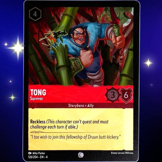 (Foil) Tong Survivor - Common - Disney Lorcana TCG Ursula's Return #126/204