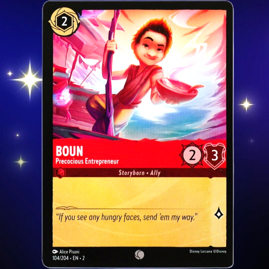 Boun Precocious Entrepreneur - Disney Lorcana TCG Rise of the Floodborn #104/204