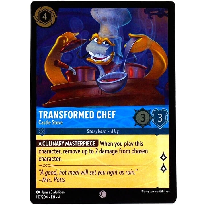 (Foil) Transformed Chef Castle Stove - Disney Lorcana Ursula's Return #157/204