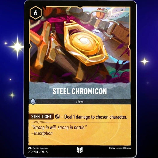 Steel Chromicon - Uncommon - Disney Lorcana TCG Shimmering Skies #202/204