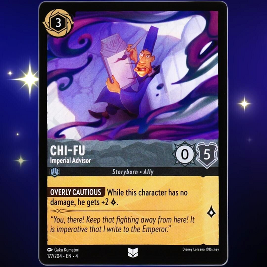 Chi-Fu Imperial Advisor - Uncommon - Disney Lorcana TCG Ursula's Return #177/204