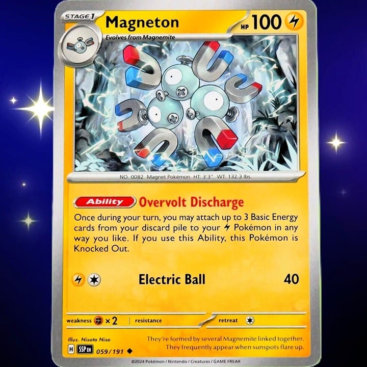 Magneton - Uncommon - Pokemon TCG Surging Sparks #059/191