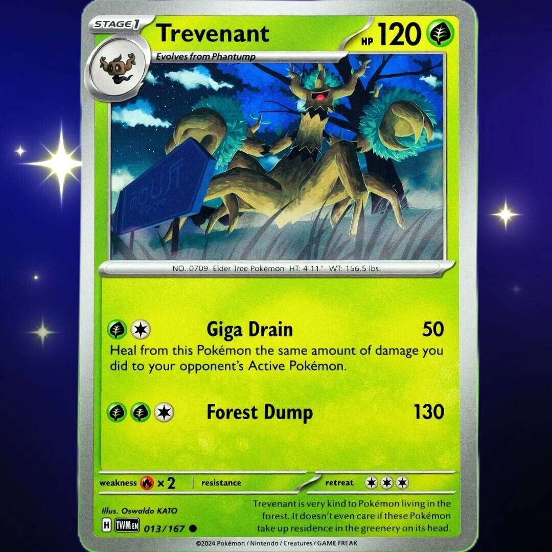 Trevenant - Common - Pokemon TCG Scarlet & Violet Twilight Masquerade #013/167