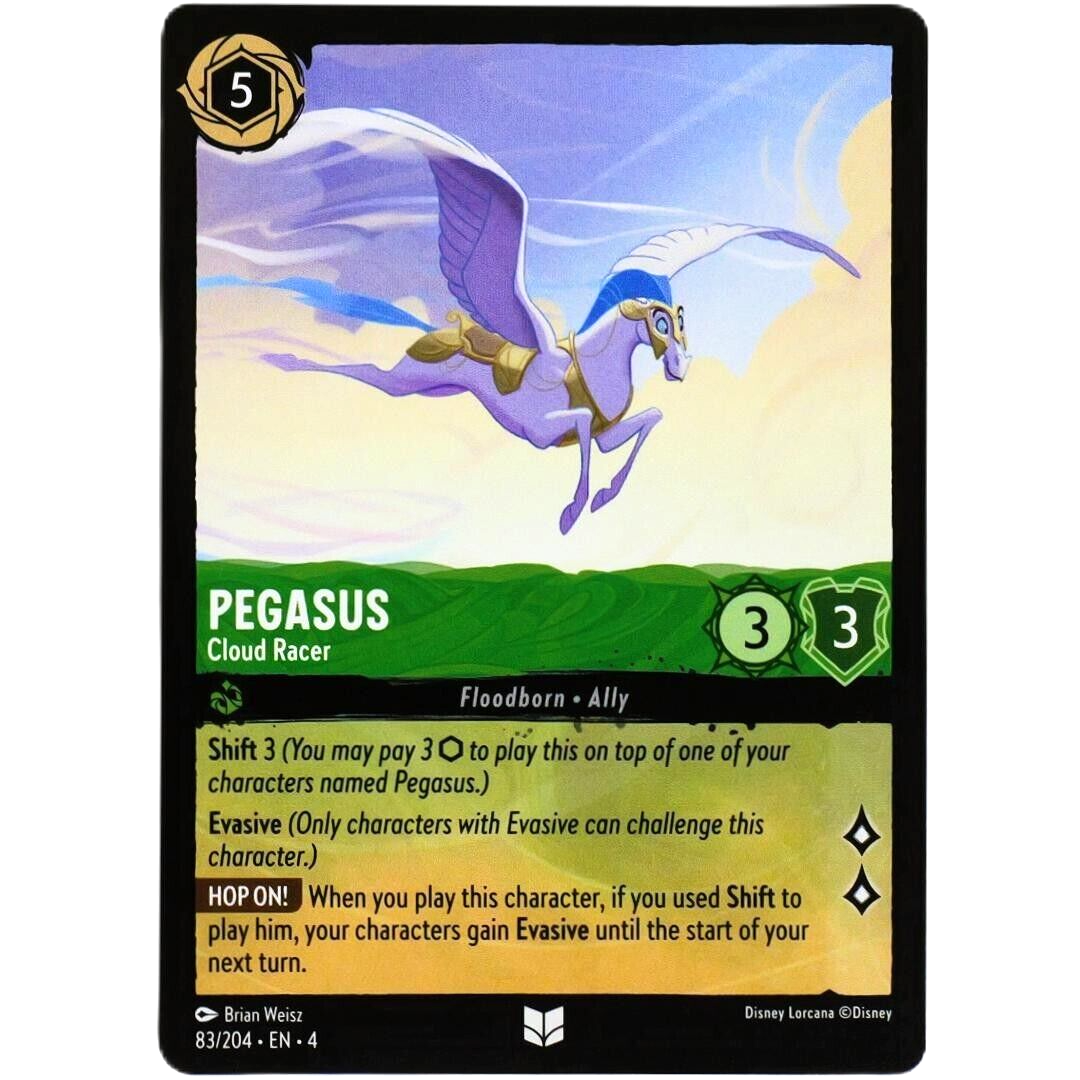 Pegasus Cloud Racer - Uncommon - Disney Lorcana TCG Ursula's Return #83/204